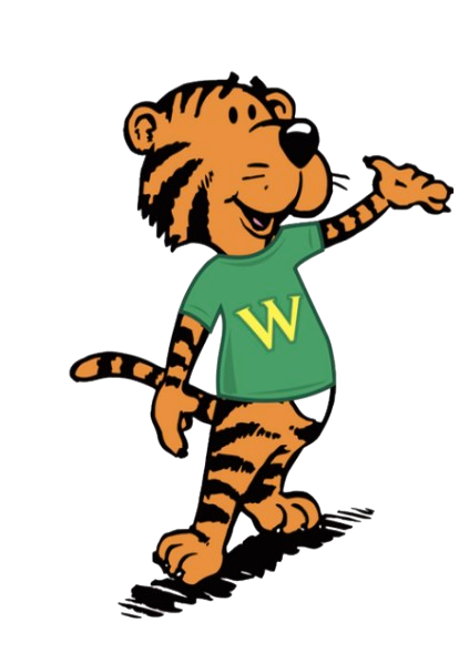 Wright's Tiger Mascot