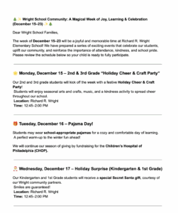 December 2025 Upcoming Events